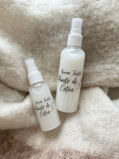 Brume textile pureté de coton 🧺